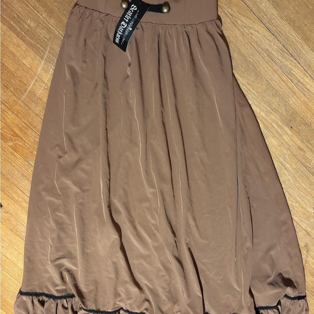 Scarlet Darkness Brown Skirt